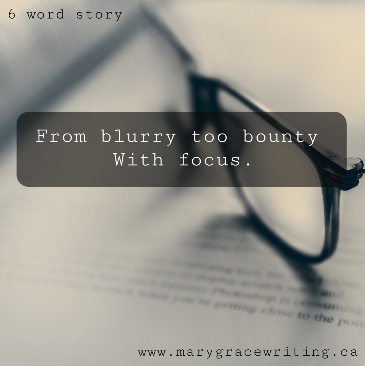 Six Word Story (105)